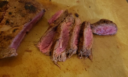 finished steak